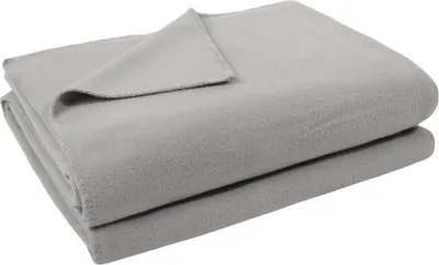 Produktbild von Zoeppritz Plaid Soft-Fleece Farbe light grey Größe 160x200