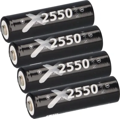 Produktbild von 4x XCell Mignon Akku AA LSD Plus Ni-MH 1,2V 2550 mAh low self-discharge