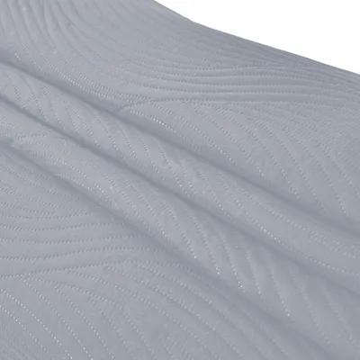 Zdjęcie produktu dla FEBE narzuta na łóżko narzuta na łóżko 220x200 cm jasnoszary koc narzuta na sofę narzuta na sofę puszysta mikrofibra dekoracja pokoju koc narzuta