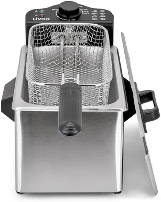 Productafbeelding van Friteuse, 3 liter, 2000 watt, roestvrij staal - doc216