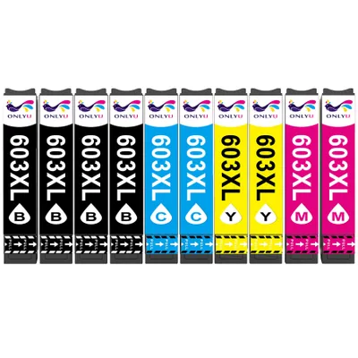 Produktbild von ONLYU 10x 604xl Multipack ersatz für Epson 604 Druckerpatronen WF-2870