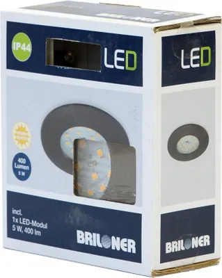 Produktbild von Briloner LED Einbauleuchte Attach nickel-matt Ø 7,5 cm