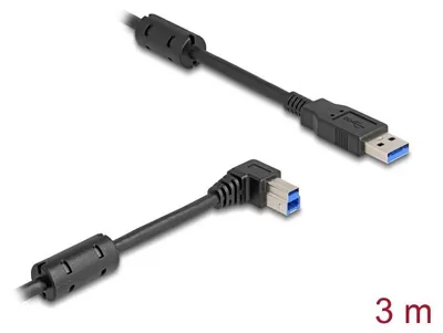 Obrázok produktu pre DeLOCK 81110, 3 m, USB A, USB B, USB 3.2 Gen 1 (3.1 Gen 1), 5 Gbit/s, Čierna