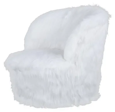Immagine prodotto di Poltroncina per bambini Nanny in ecopelliccia rosa