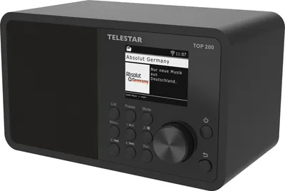 Produktbild von Telestar TOP 200, Tragbar, Analog & Digital, DAB+, FM, 10 W, 7,5 cm, TFT