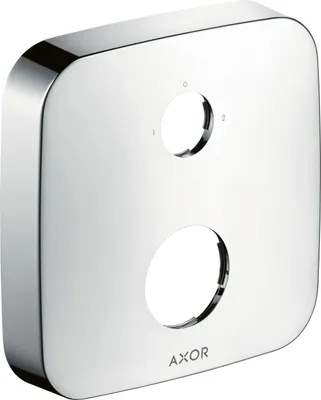Immagine prodotto di hansgrohe AXOR rosace de rallonge, softsquare, 2 trous, marquage 0-1-2, 14973820, 14973820