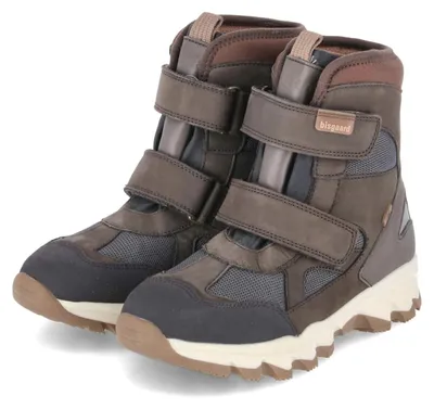 Productafbeelding van Bisgaard Uni sneeuwlaarzen voor kinderen, model EDON TEX, kleur groen, materiaal: leer en textiel, maat: 32