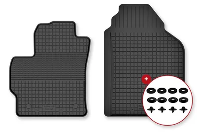 Imagen del producto de Alfombrillas de goma delanteras para MG 3 desde 2024 – juego de 2 piezas, , a medida – Wielganizator Semi-Universal