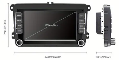 Produktbild von Autoradio – Multimediasystem für Fahrzeuge – MP5-Player – Navigationssystem – Bluetooth-Freisprechanlage