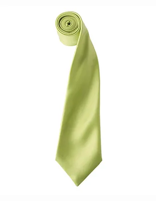 Produktbild von Premier Workwear PR750 | Satin Tie ŽColoursŽ / 144 x 8,5 cm - Farbe: Lime (ca. Pantone 382) - Größe: 144 x 8,5 cm