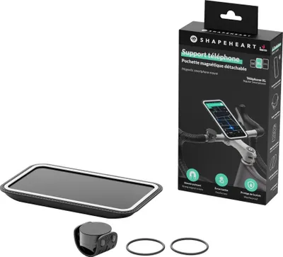 Produktbild von Shapeheart Handyhalter BIKE M Schwarz - Magnetische Halterung mit abnehmbarer...