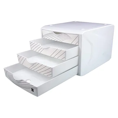 Produktbild von helit Schubladenbox "the chameleon", Nachbildung white queen