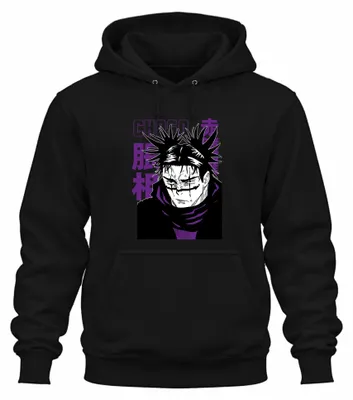 Zdjęcie produktu dla Jujutsu Kaisen Choso Manga Fan Gift Anime Aesthetics Japan Y2K Uni Bluza z kapturem, Czarny, L