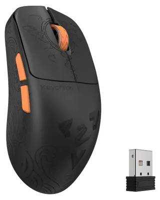 Produktbild von Keychron G3 Ultra Light Kabellose Gaming Maus Carbon fiber / PixArt 3950 (8K Polling Rate)