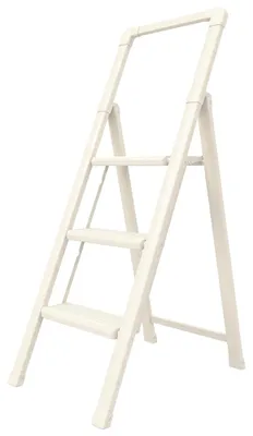 Obrázok produktu pre Drabest | Domáce schodisko Slim - 3 schody - Sklopné - Maximálna nosnosť 150 kg - Krémová farba