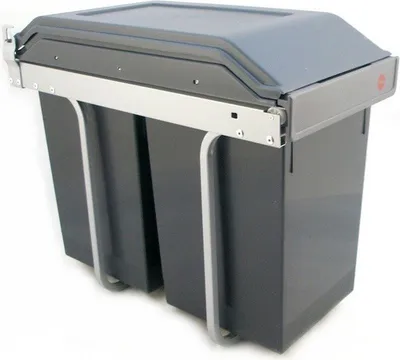 Image de Collecteur de déchets Hailo 3650101 TA Swing A Tandem 2x 15 litres