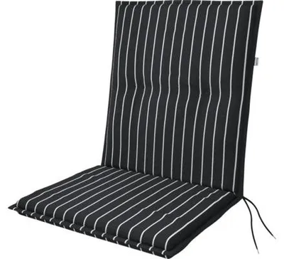 Produktbild von Stuhlauflage Niederlehner Doppler Living 100x48x6 cm, anthrazit weiss