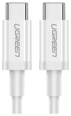 Produktbild von Ugreen USB-C auf USB-C Kabel 1m PD QC AFC Weiß - Modell US264 60518