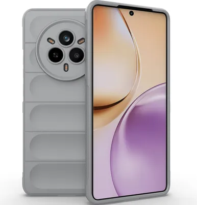 Produktbild von Handyhülle für Realme 14 Pro 5G Weich TPU Silikon Stossfest Anti-rutsch Hülle Grau
