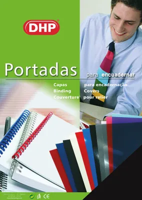 Image de Reliure DHP, couleur noire, format A3, en PVC, boîte de 100 pièces