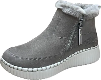 Zdjęcie produktu dla Skechers Wilshire BLVD-Fresh Zip damskie buty za kostkę Taupe