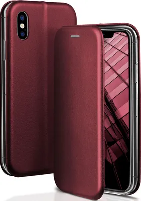Produktbild von BUSINESS-Case für Apple iPhone XS, Farbe:Burgund - Red