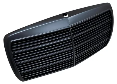 Kühlergrill Grill Schwarz Matt für Mercedes W123 S123 C123 ab 1977-1985 – Produktansicht