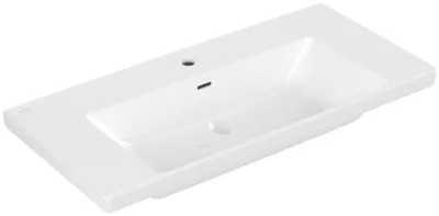 Produktbild von VILLEROY & BOCH Subway 3.0 Möbelwaschtisch 100 x 47 cm mit Hahnloch und Überlauf, weiß
