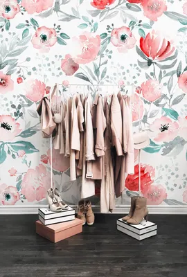 Produktbild von Coloray Fototapete 290x290 cm Latextapete Magicstick - Wunderschöne Blumen