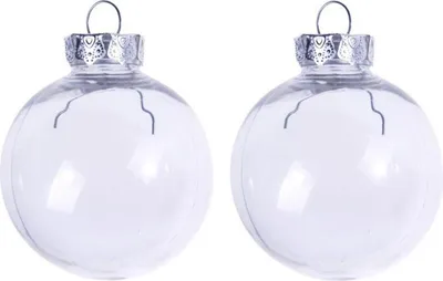 Immagine prodotto di Pupazzi trasparenti fai da te, 6 cm, 2 pezzi.
