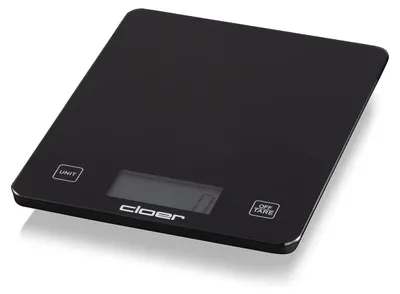 Obrázek produktu pro Digitální kuchyňská váha - Do 10 kg - Funkce tára - LCD displej - Černá