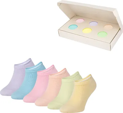 Produktbild von Kinder Sneaker Socken für Mädchen & Jungen Kurze Baumwollsocken, 24-29, pastel box