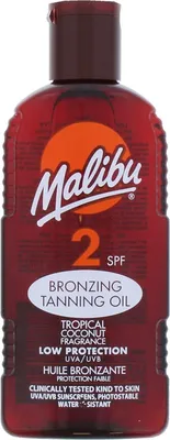 Zdjęcie produktu dla Malibu Tanning Oil Olejek Do Opalania SPF2 200ml