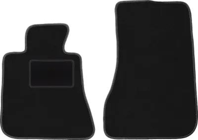 Image de Tapis de sol avant velours sur-mesure pour Renault Talisman (2015-, berline, grandtour, break) noir, jeu 2 pièces, fixations - STANDRAD