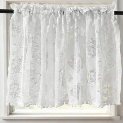 Vitrage Spitzen-Look Bistrogardine 103,5x60 cm halbtransparent