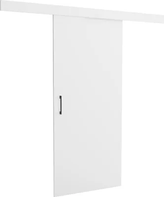 Produktbild von LUCAS moderne Schiebetür (WEISS/SCHWARZ)