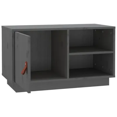 Obrázok produktu pre TV skrinka sivá 70x34x40 cm borovicový masív