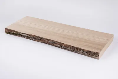 Produktbild von Schweberegal Holz mit unsichtbarer Befestigung, 80 × 23,5 cm, Baumkante