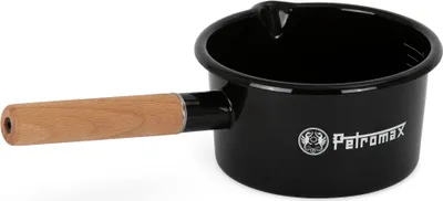 Produktbild von Petromax Emaille Stieltopf 1L sw schwarz