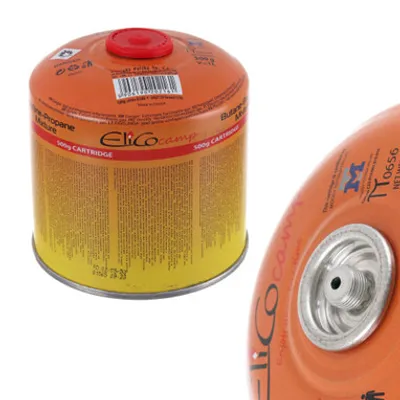 Obrázok produktu pre Plynová kartuša pre prenosné mini plynové variče 7/16" na propán-bután elico camp 500g