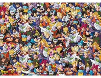 Image de Puzzle impossible dragon ball z 1000 pieces - collection manga - clementoni - 39489