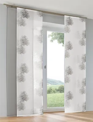 Produktbild von Schiebegardine / Schiebevorhang Bellinda anthrazit ( 1 Stück ) Breite 60 cm + Höhe 145 cm