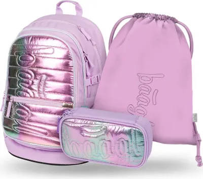 Obrázok produktu pre BAAGL SET 3 Core Lavender: batoh, penál, sáček