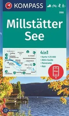 Produktbild von KOMPASS Wanderkarte 066 Millstätter See 1:25.000