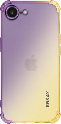 Immagine prodotto di Enkay, custodia in silicone per iPhone 16e colore sfumato, oro