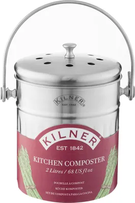Produktbild von KILNER Küchenkomposter, Edelstahl, 2 Liter
