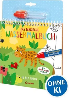 Produktbild von Das magische Wassermalbuch - In der Natur