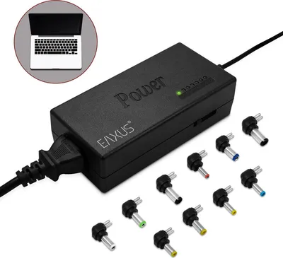 Produktbild von Univerzálny napájací zdroj pre notebooky s AC/DC adaptérom 96 W, 10x nástavce, Eaxus