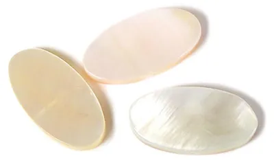 Ovale Perlmuttmuschel, 20 x 10 mm, 250 g, ca. 154 Stück