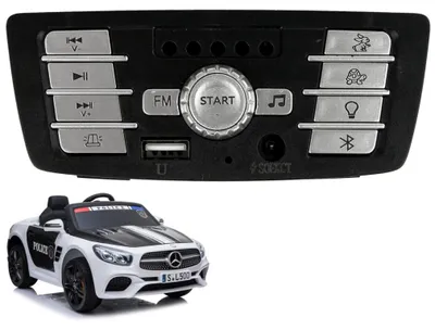 Produktbild von Leantoys Panel muzyczny auta Akumulator Mercedes SL500 Polizei